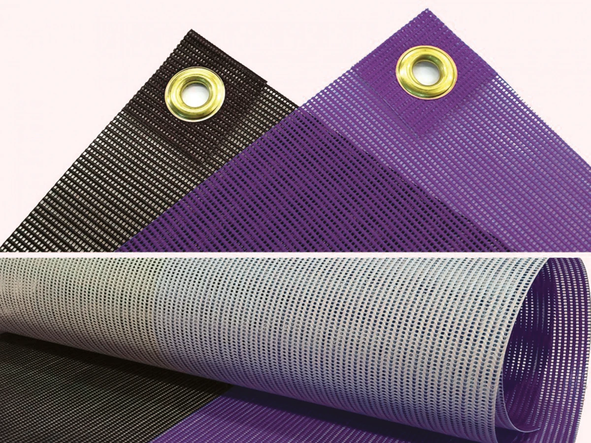 The Banner Material That Lets the Wind Through